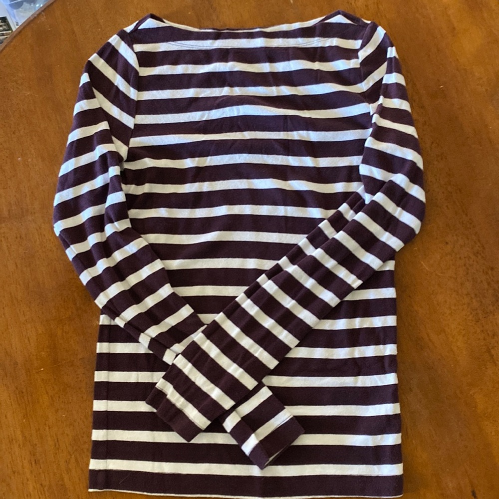 GAP BOATNECK STRIPED TOP